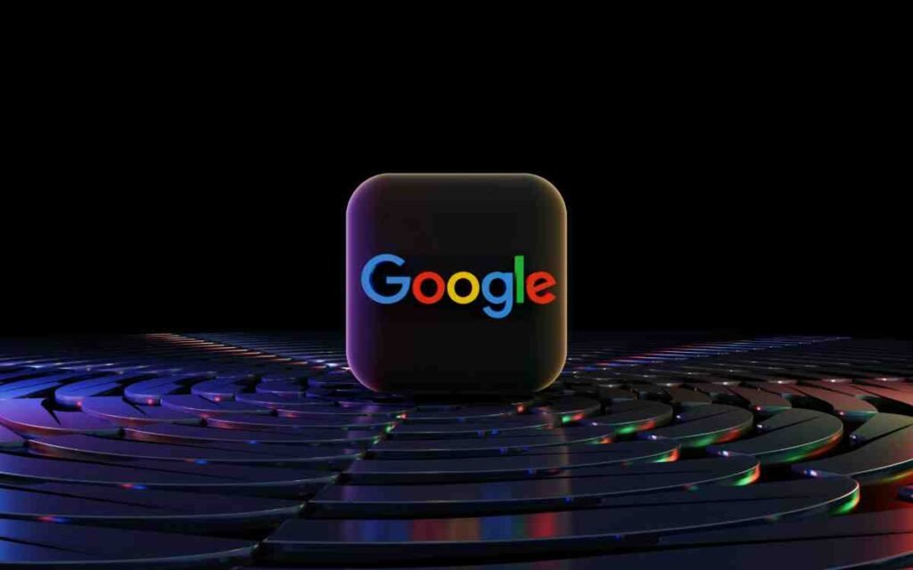3D Google logo on a dark rounded cube, symbolizing how to recover from Google algorithm update ranking changes